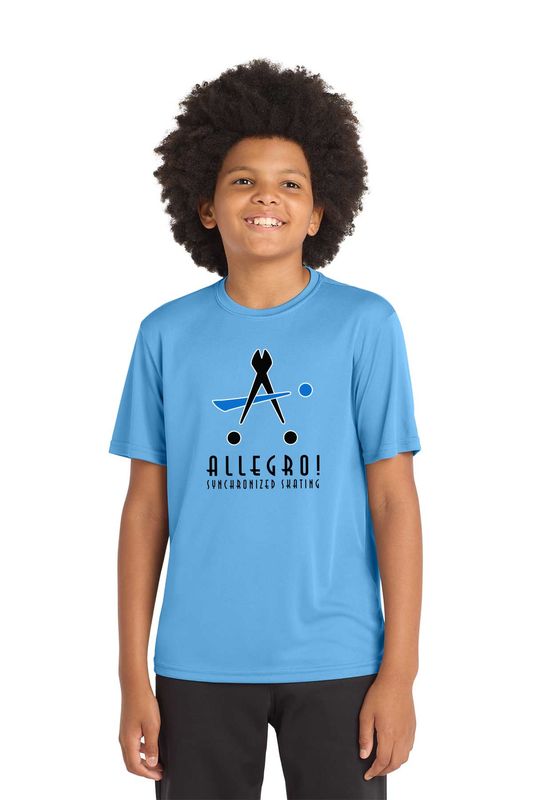 Youth Performance Short Sleeve T - Silver, Red, Pink, White, Black, Carolina Blue