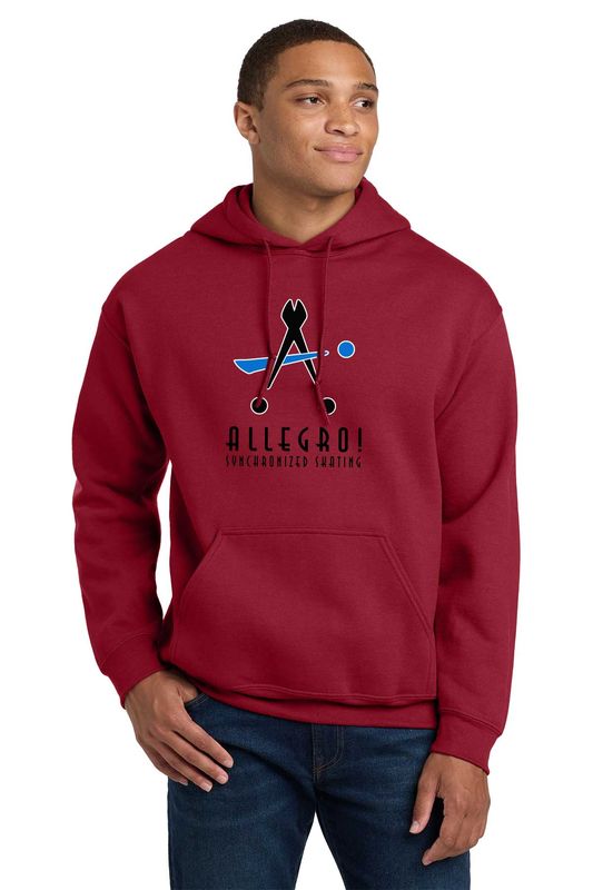 Unisex Heavy Blend Hooded Sweatshirt- Black, Red, White, Grey, Light Blue, Violet