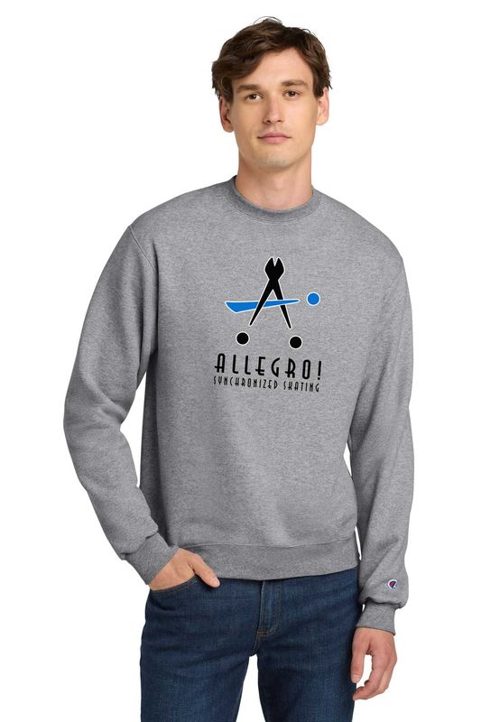 Unisex Champion Crewneck Sweatshirt- Black, Red, Light Grey, White