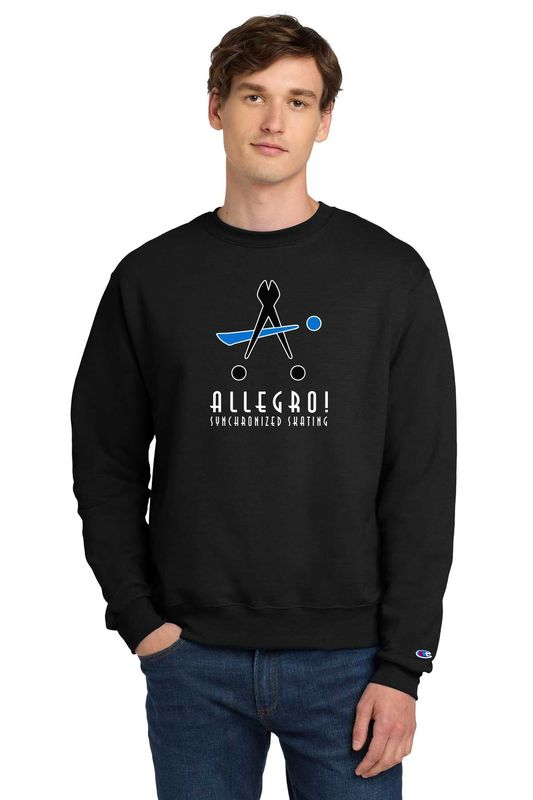 Unisex Champion Crewneck Sweatshirt- Black, Red, Light Grey, White