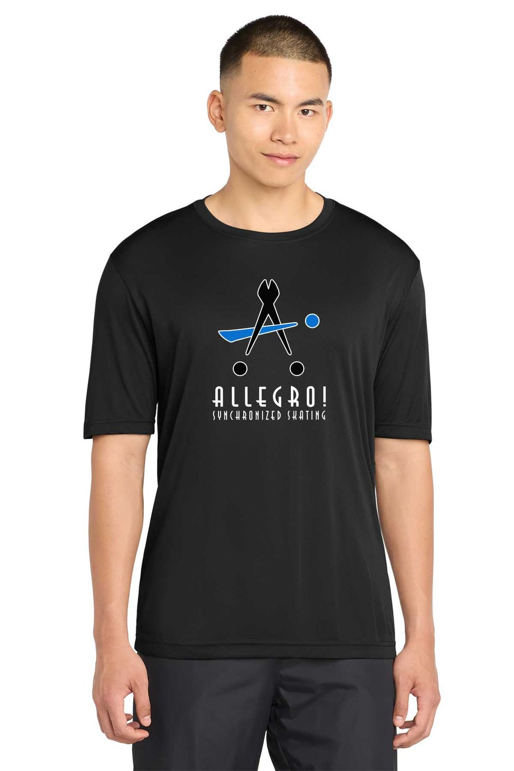 Adult Short Sleeve Performance Tee- Silver, Red, Pink, White, Black, Carolina Blue