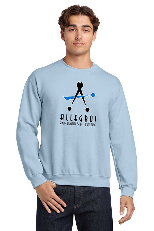 Adult HeavyBlend Crewneck Sweatshirt- Black, Red, Grey, White, Light Pink, Light Blue