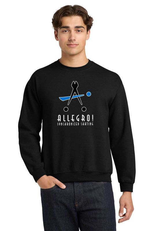 Adult HeavyBlend Crewneck Sweatshirt- Black, Red, Grey, White, Light Pink, Light Blue