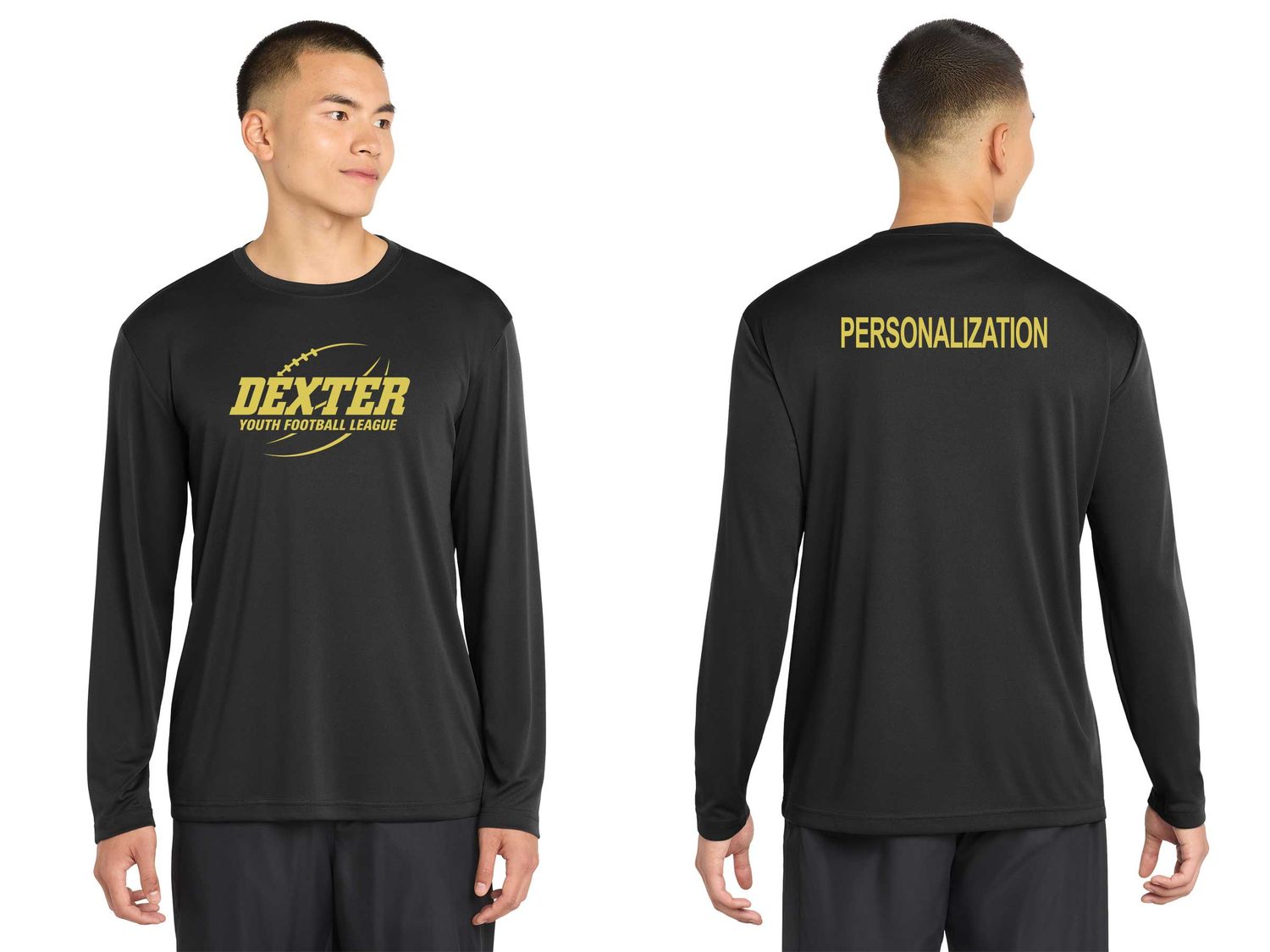 Adult Long Sleeve Performance- Black, Maroon, Concrete Grey