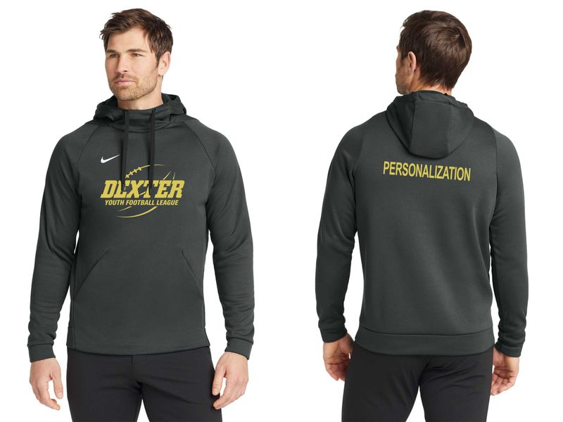 Adult Nike Therma-FIT Pullover Fleece Hoodie- Maroon, Grey Adult Nike Therma-FIT Pullover Fleece Hoodie- Maroon, Grey