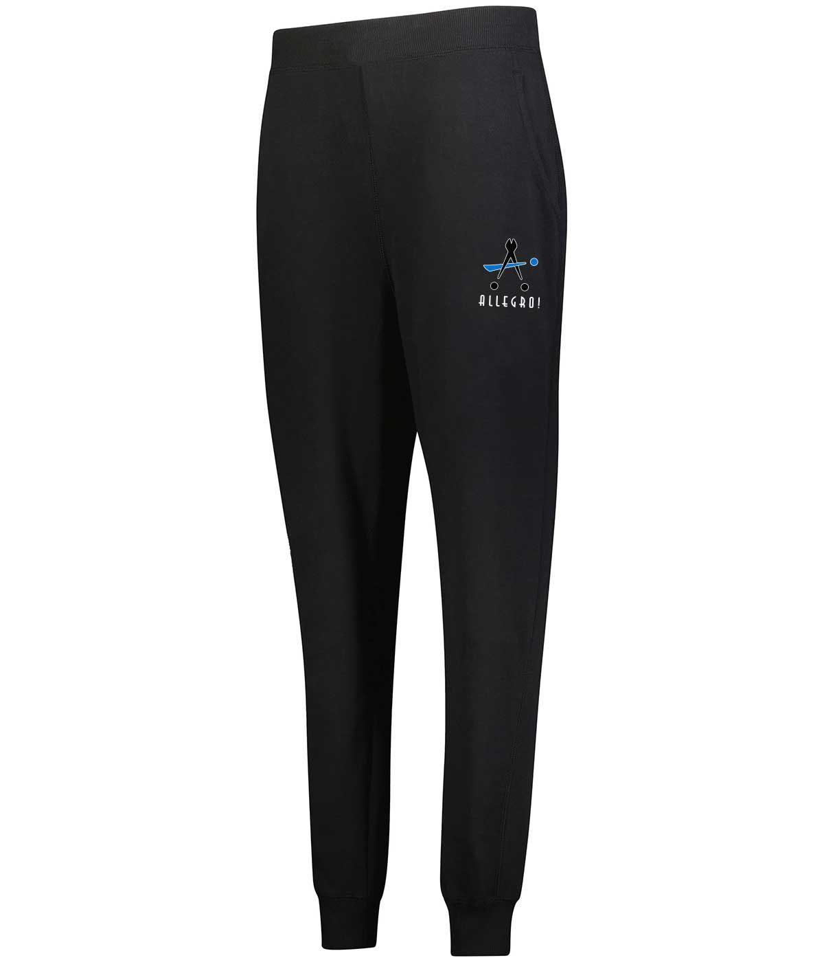 Holloway Youth 60/40 Fleece Jogger -Black, Charcoal Heather
