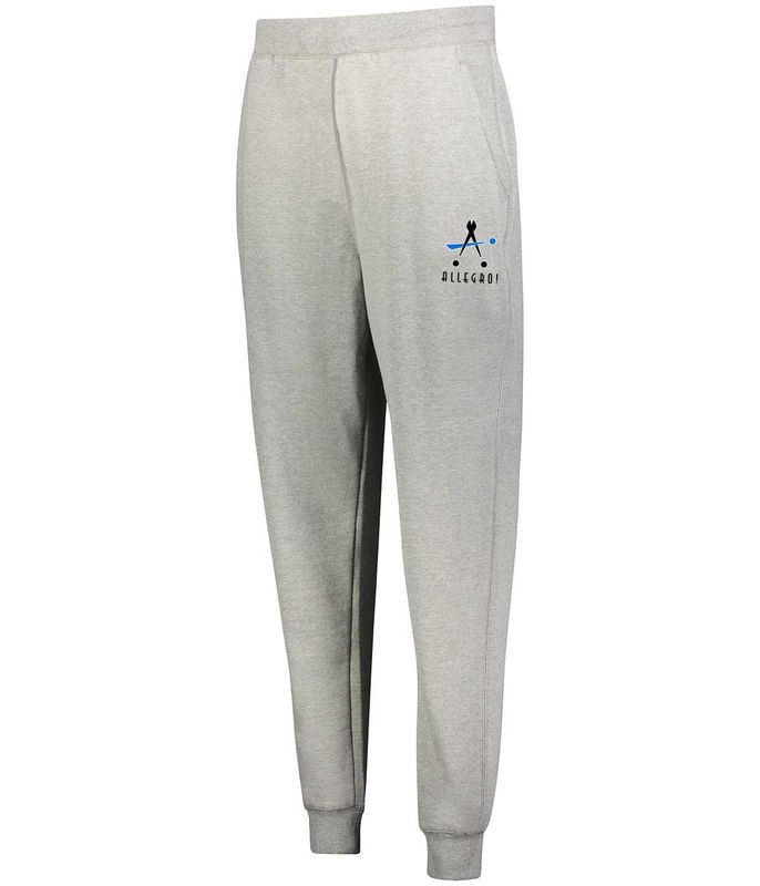 Holloway Youth 60/40 Fleece Jogger -Black, Charcoal Heather