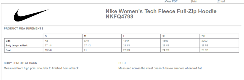 Nike Women’s Tech Fleece Full-Zip Hoodie- Anthracite Heather Grey