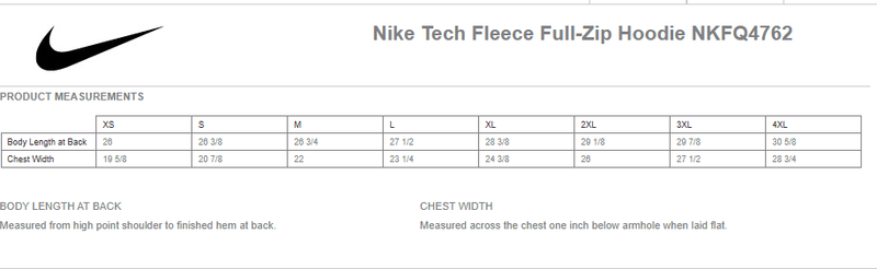 Nike Tech Fleece Full Zip Hoodie- Anthracite Heather