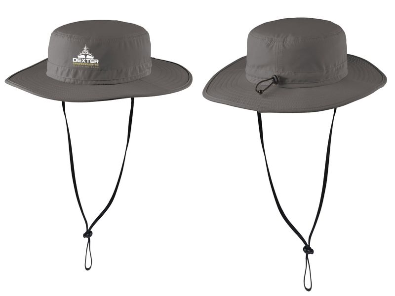 Outdoor Wide-Brim Hat- Sterling Grey, White, Coffee Cream