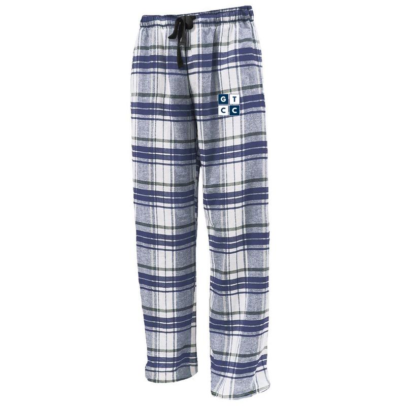 Unisex Flannel Pants-Royal/White, White/Navy, Grey/Royal