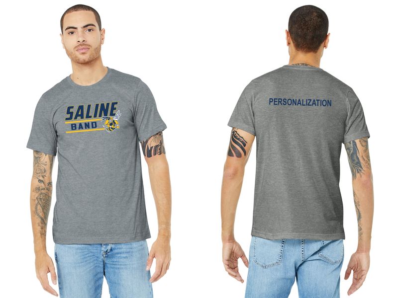 Adult Bella & Canvas Short Sleeve Tee - Navy, Heather Grey