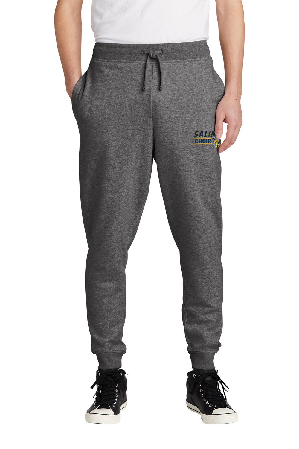 Men's Fleece Jogger- Heathered Charcoal