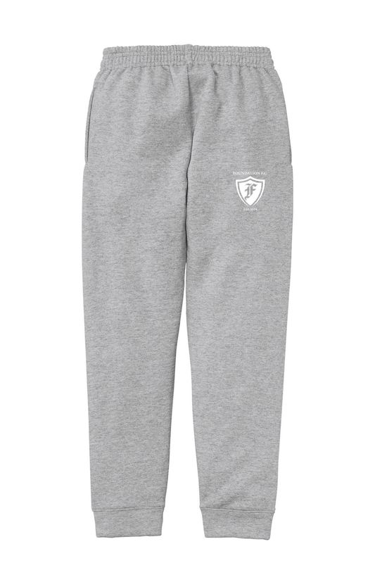 Port & Company Youth Core Fleece Jogger- Black, Grey