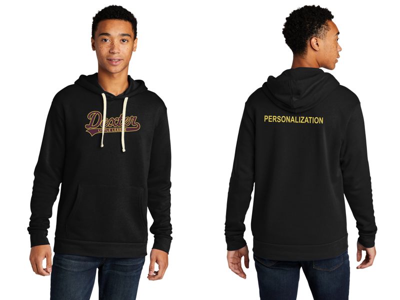 Unisex Santa Cruz Pullover Hoodie - Black, Maroon