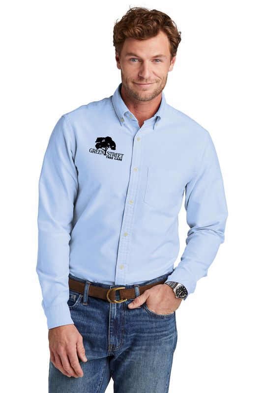 Brooks Brothers Casual Oxford Cloth Shirt- Blue, White, Grey