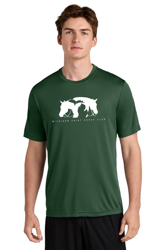 Adult Short Sleeve Performance Tee- Black, Silver, Royal, Navy, Iron Grey, Forest Green