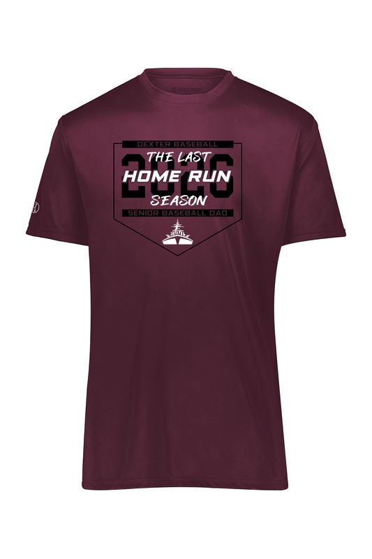 *SENIOR DAD* Adult T-shirt - Maroon