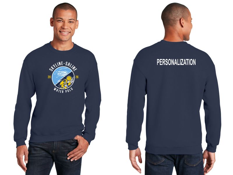 Adult HeavyBlend Crewneck Sweatshirt- Navy, Sport Grey, White