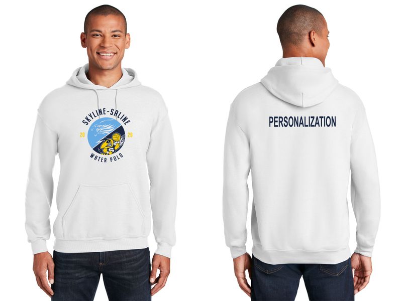 Unisex Heavy Blend Hooded Sweatshirt- Navy, Sport Grey, White