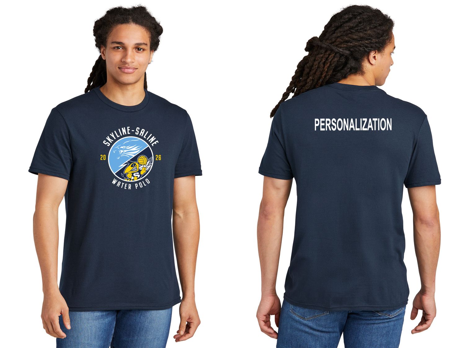 Adult District The Concert Tee- White, Heather Grey, Navy Adult District The Concert Tee- White, Heather Grey, Navy