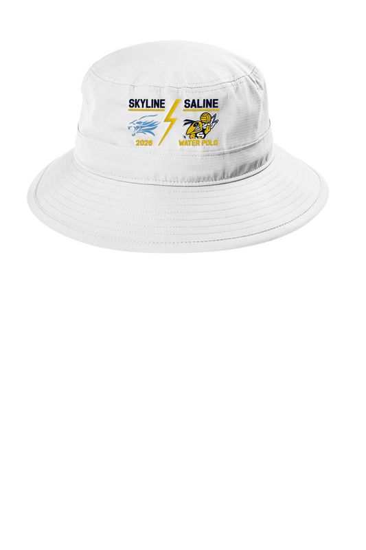 Outdoor UV Bucket Hat- Navy, White