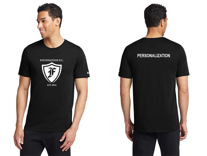Nike Dri-FIT Cotton/Poly Tee (youth sizes available)-Black, Anthracite, White