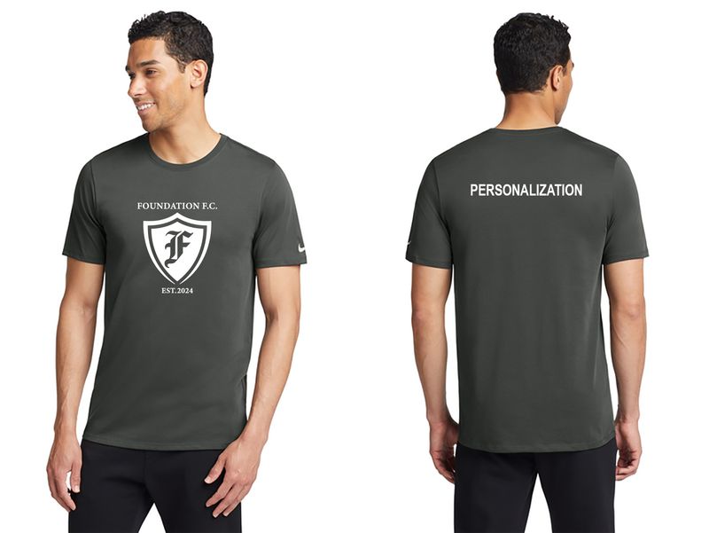 Nike Dri-FIT Cotton/Poly Tee (youth sizes available)-Black, Anthracite, White