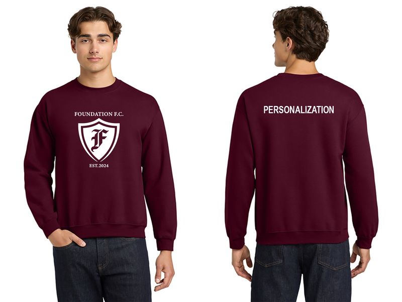 Adult Heavy Blend Crewneck Sweatshirt- Black, Charcoal, Sport Grey, Maroon