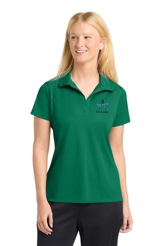 NEW Women's Short Sleeve Polo- Light Pink, Pink Raspberry, Blue Lake, Kelly Green