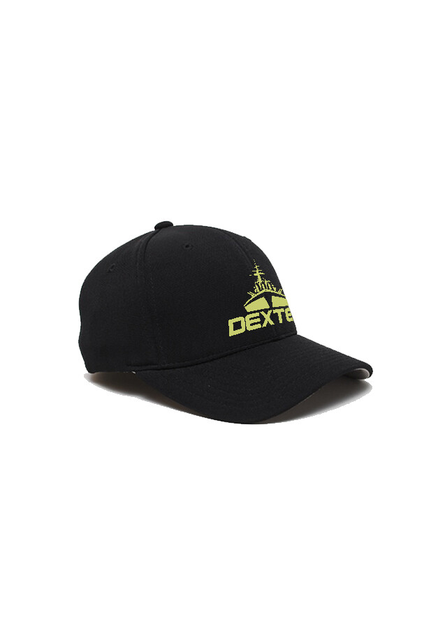 Black Ball Cap with Ship