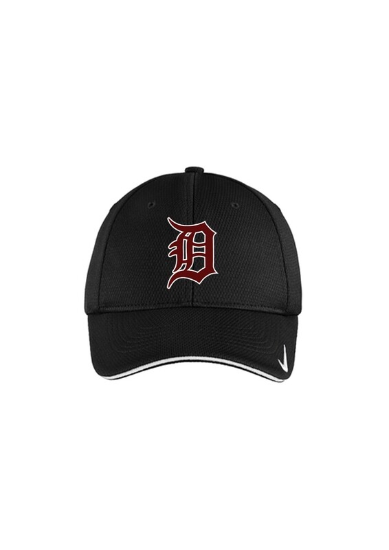 Nike Black Ball Cap with Maroon Old English D