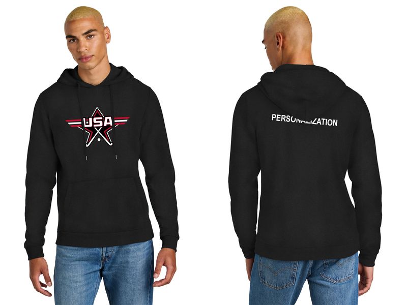 District Perfect Tri Fleece Pullover Hoodie- Black, Navy, White