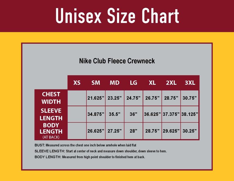Unisex Nike Club Fleece Crew - Navy, White