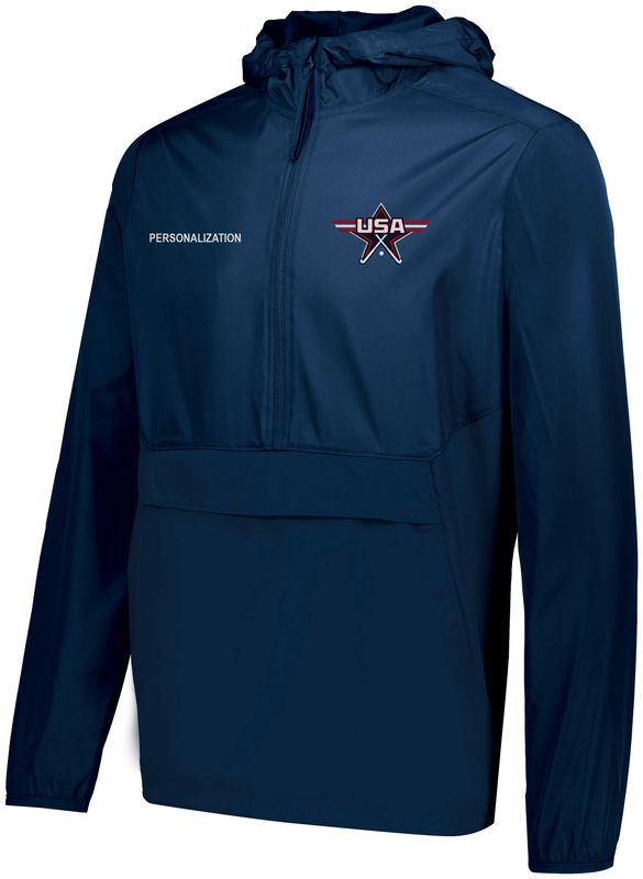 Holloway Youth Pack Pullover- Navy, Black
