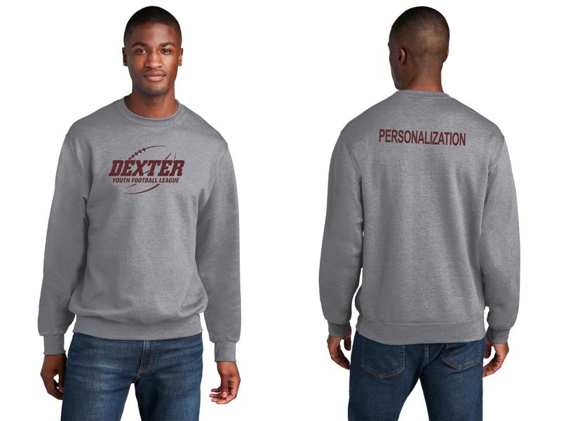 Unisex Core Fleece Crewneck Sweatshirt -Black, Maroon, White, Athletic Heather