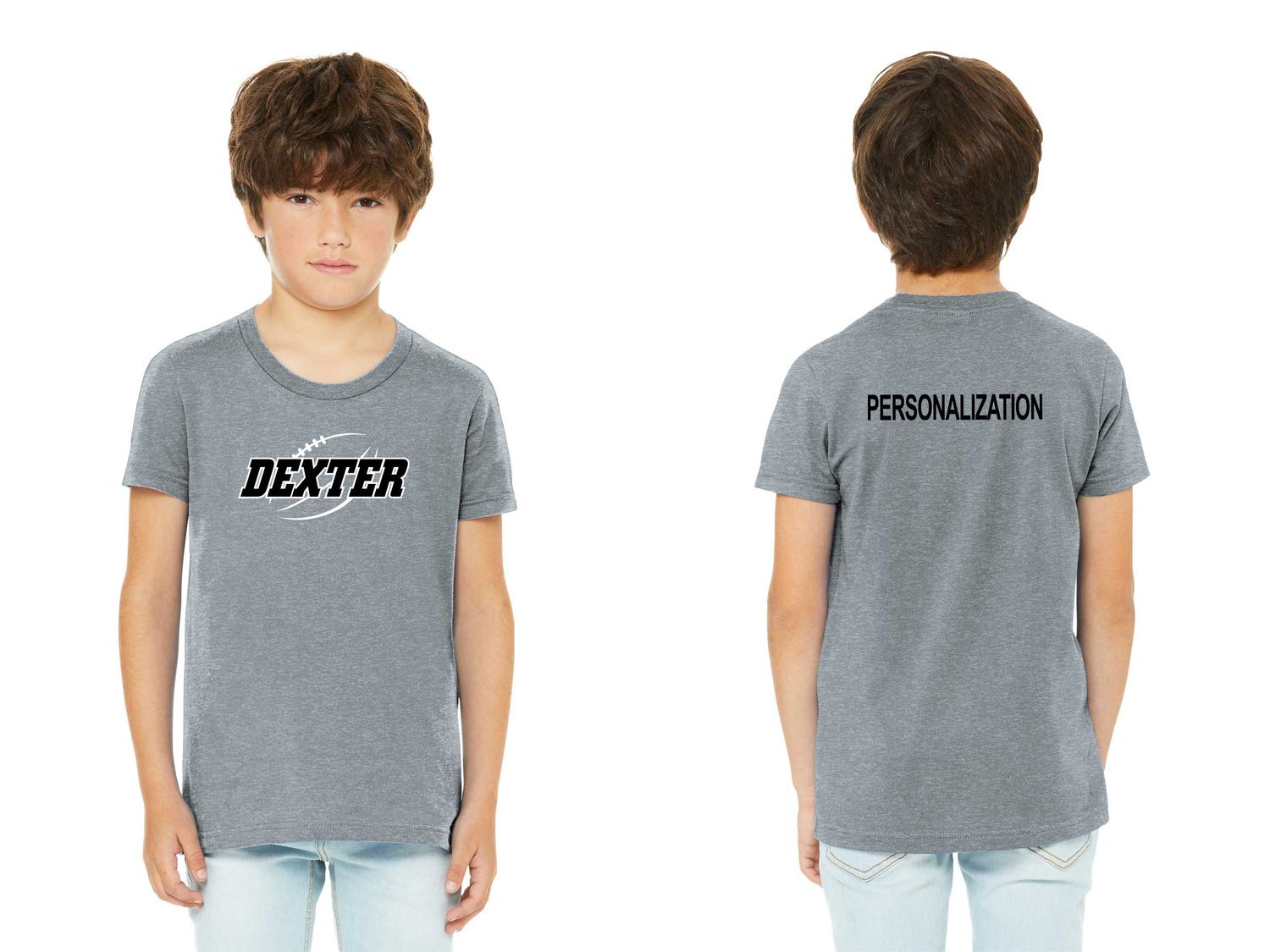 CVC Heathered Short Sleeve Tee (Adult and youth sizes)- Athletic Grey, Heathered Maroon, Solid White, Solid Black