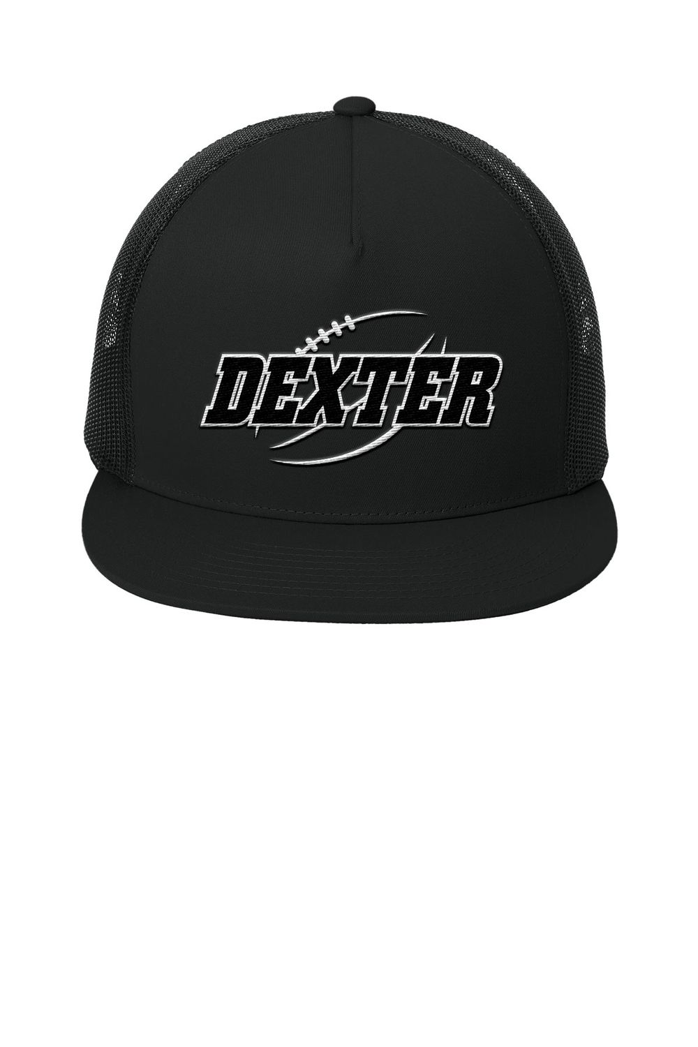 Sport-Tek YP Classics 5-Panel Classic Trucker Mesh Back Cap- Black, Black/White, White/Black