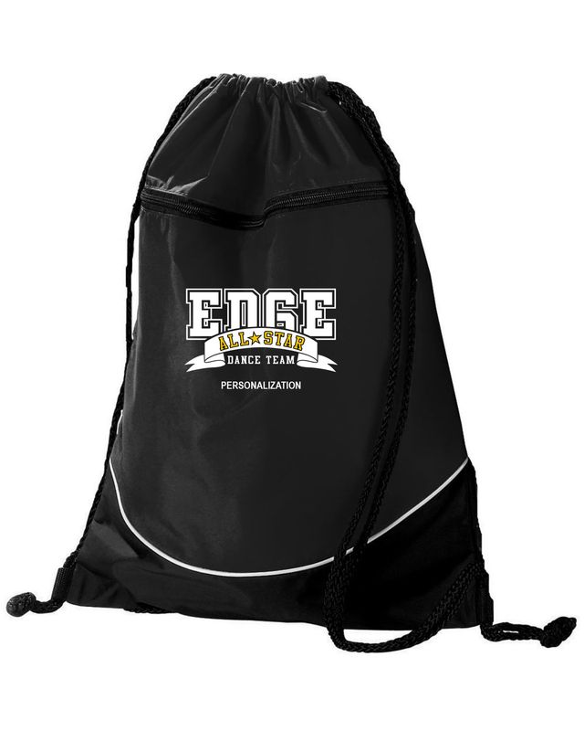 EDGE All Stars Drawstring Backpack-Black