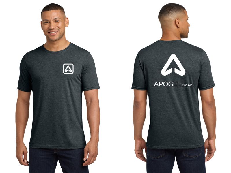 Next Level Adult Poly/Cotton Tee - Antique Denim, Black, Charcoal, Indigo, Royal