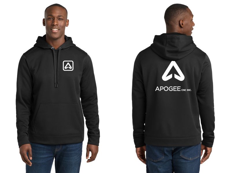 Sport-Tek Repel Fleece Hooded Pullover - Black, Graphite, True Navy