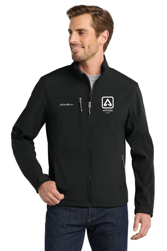 Eddie Bauer Soft Shell Jacket - Black, Dark Adriatic, Grey Steel, River Blue Navy