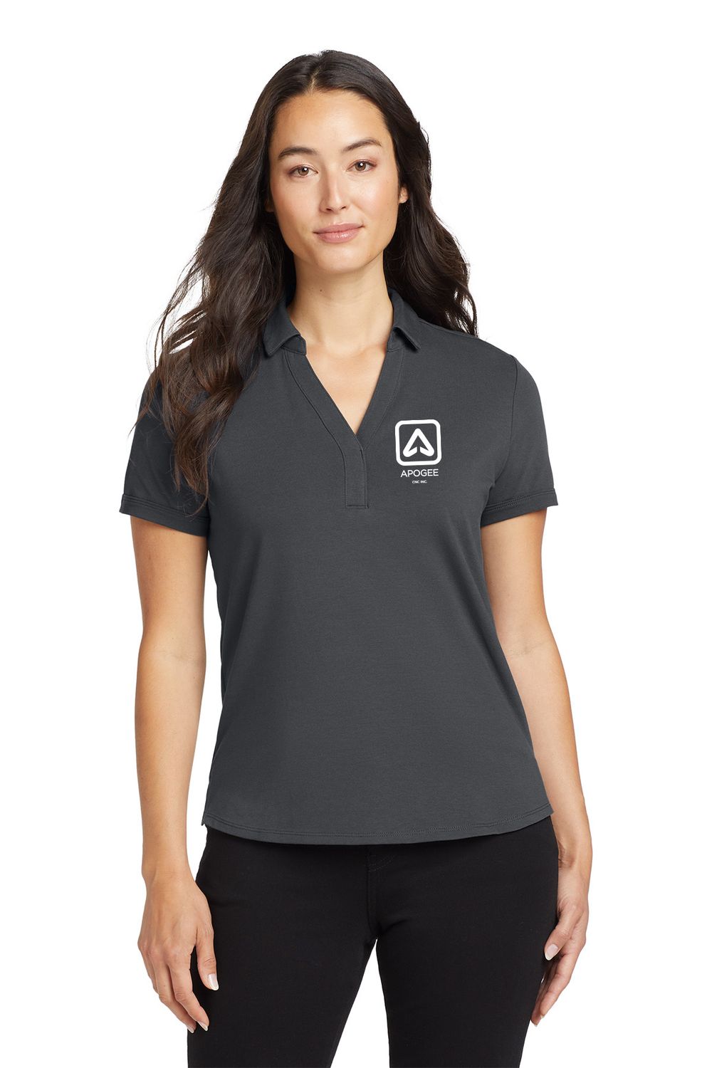 OGIO Women's Limit Polo - Grey, Force Blue, Navy