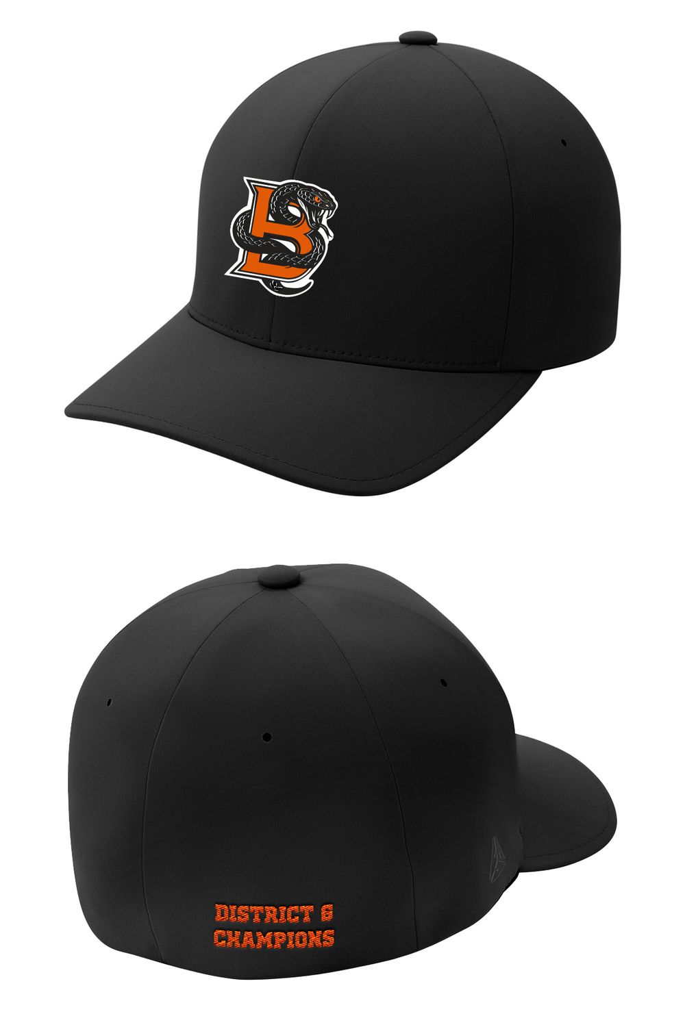 Port Authority  Flexfit Delta Cap-Black