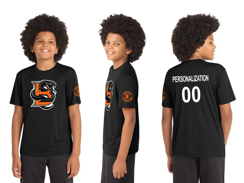 Youth Performance Short Sleeve T - Black