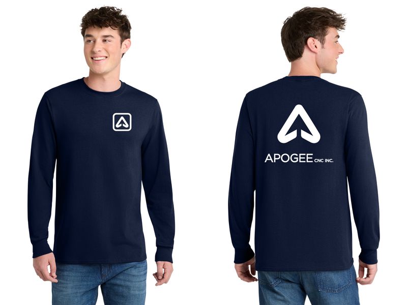 Port & Co Tall Long Sleeve Core Blend Tee - Navy, Charcoal, Royal, Black