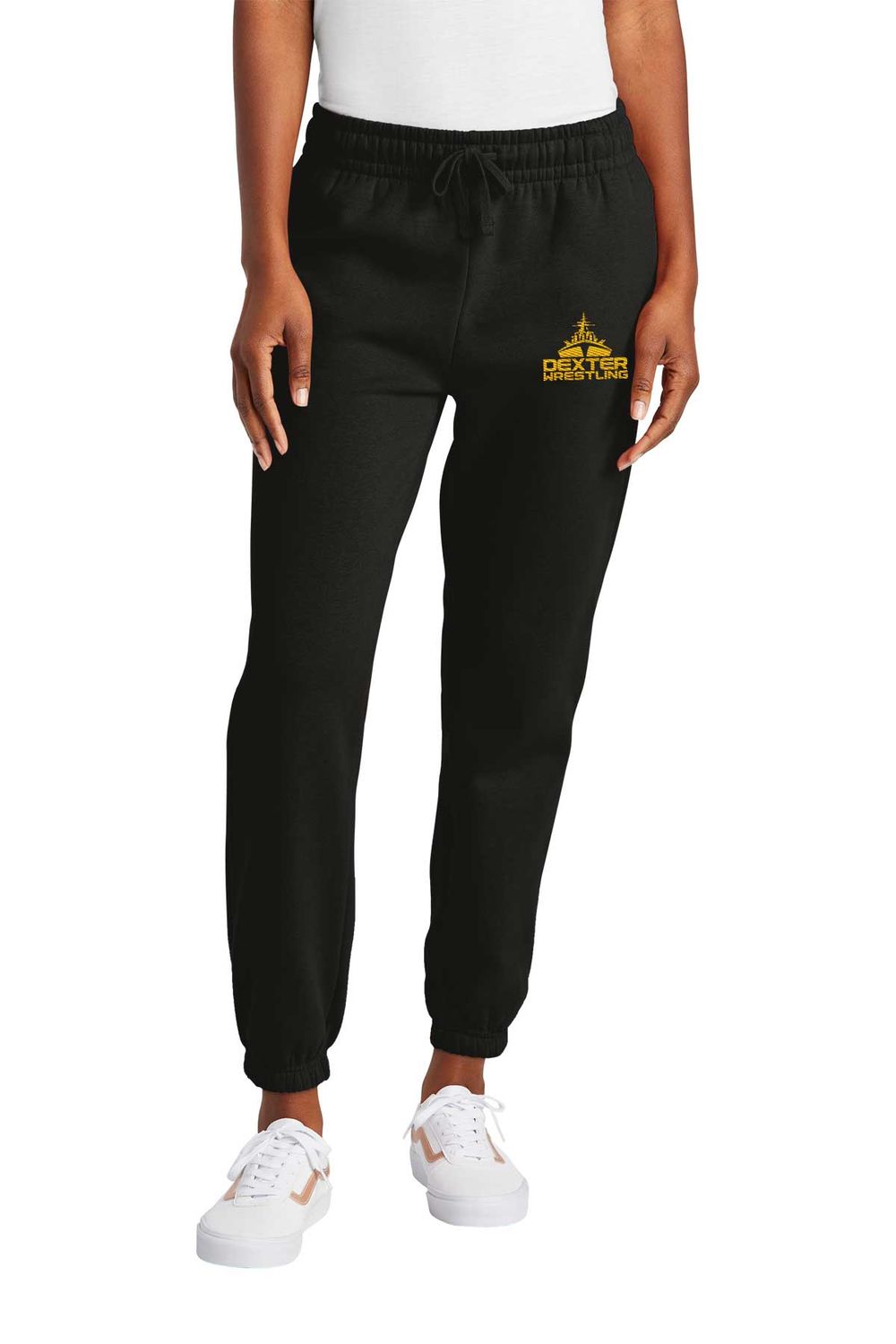 Ladies' Fleece Jogger- Black Ladies' Fleece Jogger- Black