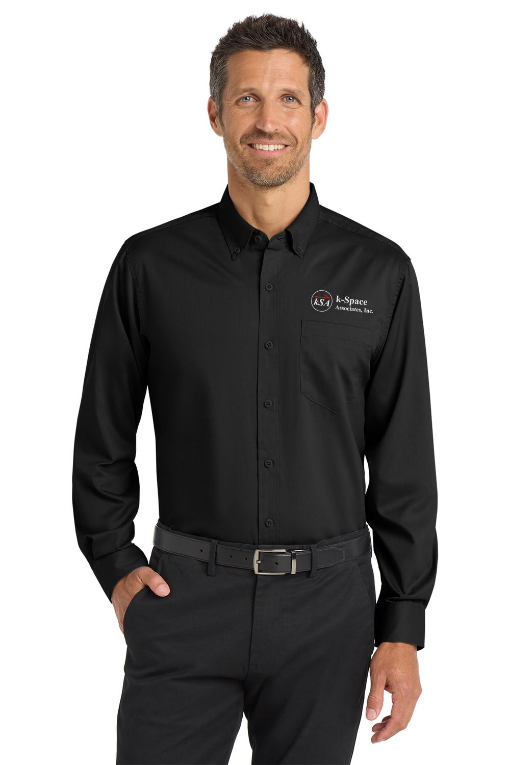 Superpro Twill Long Sleeve Shirts- Black, White, Sterling Grey, Monument Grey