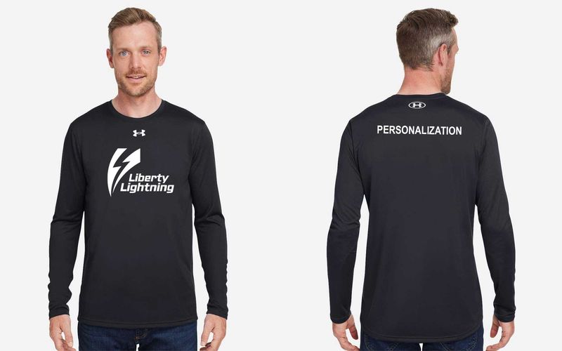 Under Amour Men's Team Tech Long Sleeve T-Shirt - Black, White, Royal