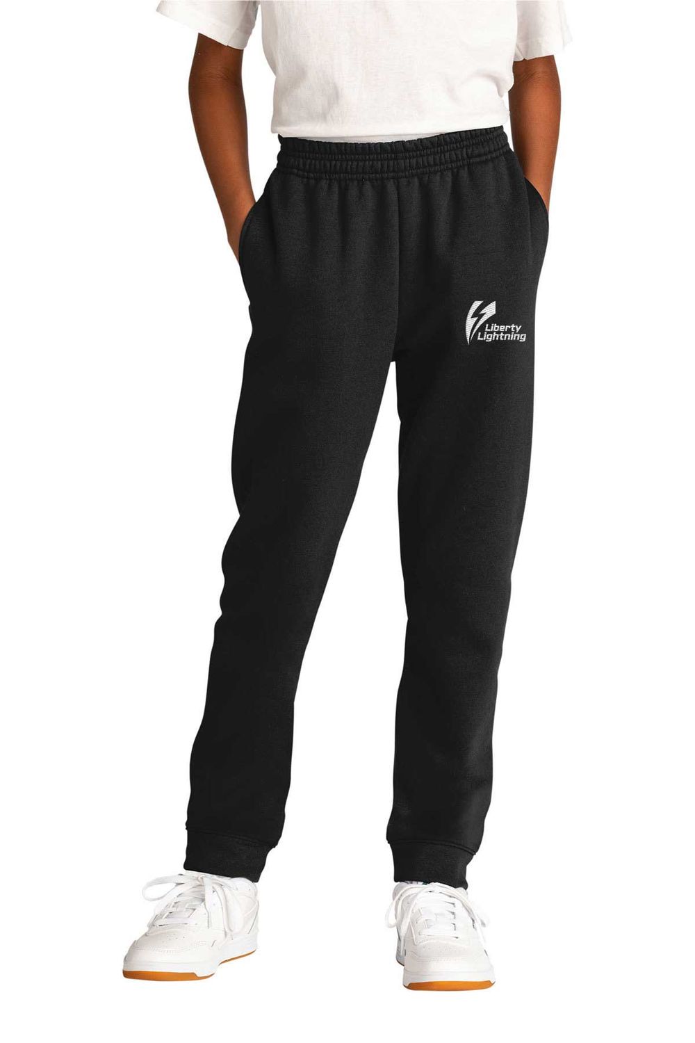 Port & Company Youth Core Fleece Jogger- Black